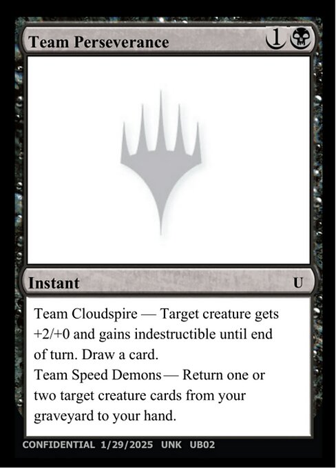 Team Perseverance — Unknown Event UB02d