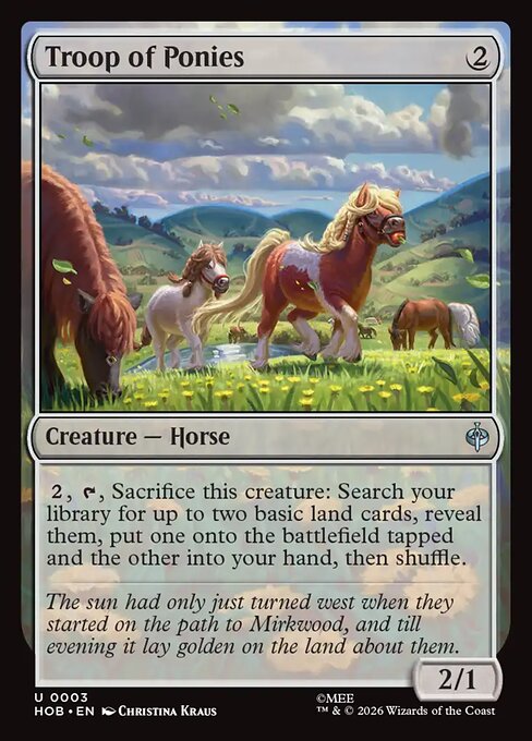 Troop of Ponies — The Hobbit 3