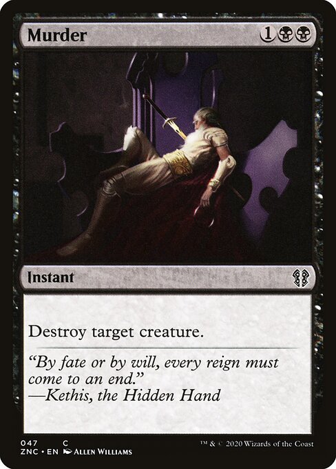 Homicídio — Zendikar Rising Commander 47