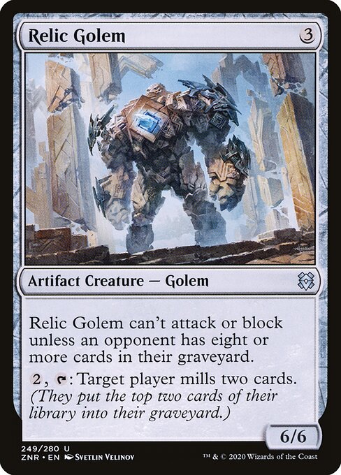 Golem Relíquia — Zendikar Rising 249