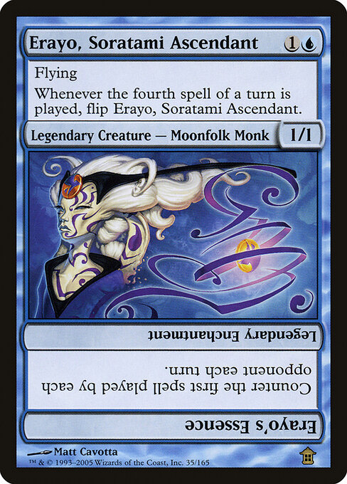 Erayo, Soratami Ascendant // Erayo's Essence — Saviors of Kamigawa 35