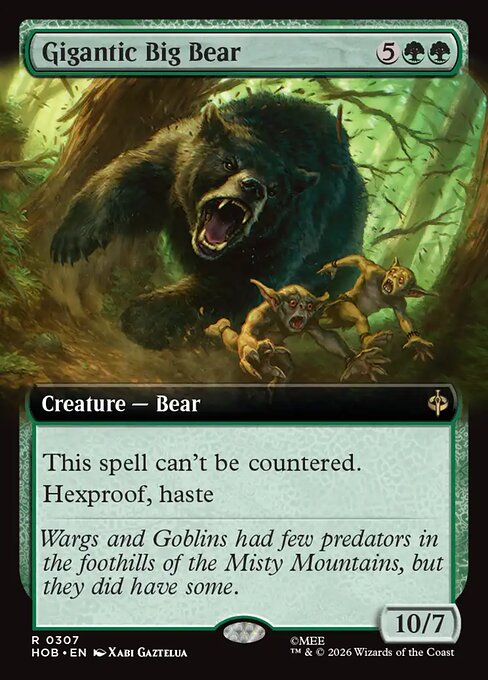 Gigantic Big Bear — The Hobbit 307