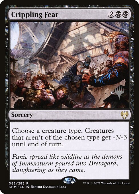 Medo Debilitante — Kaldheim Promos 82p