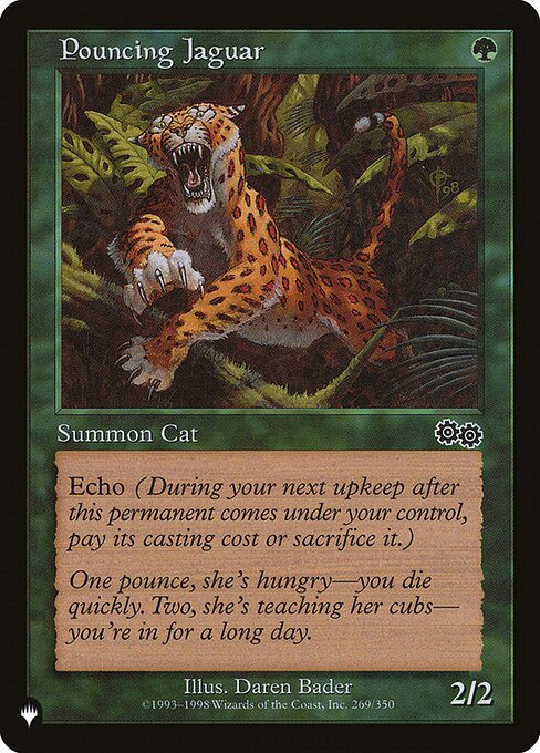 Jaguar Rabaz — The List USG-269
