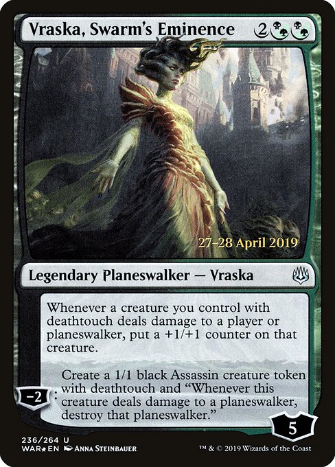 Vraska, Eminência do Enxame — War of the Spark Promos 236s