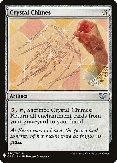 Sineta de Cristal — The List C15-250