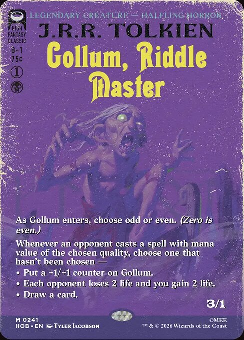 Gollum, Riddle Master — The Hobbit 241