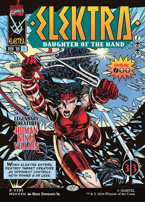 Elektra, Daughter of the Hand — Marvel Super Heroes 395