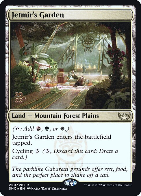 Jardim de Jetmir — Streets of New Capenna Promos 250s