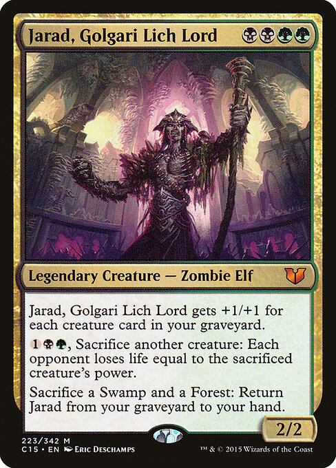 Jarad, Senhor Lich dos Golgari — Commander 2015 223