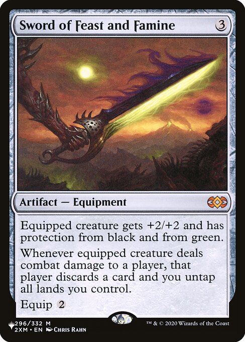 Espada de Banquete e Fome — The List 2XM-296