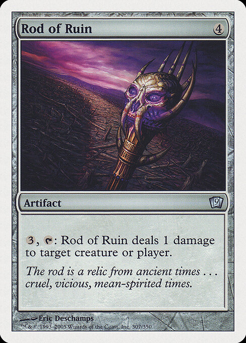 Bastão da Ruína — Ninth Edition 307