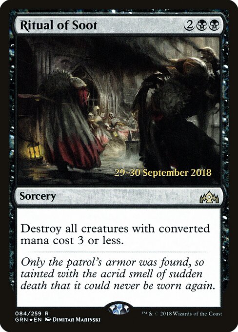 Ritual da Fuligem — Guilds of Ravnica Promos 84s