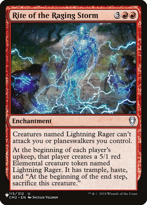 Rito da Tempestade Enfurecida — The List CM2-115