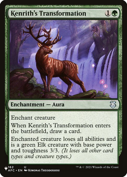 Transformação de Kenrith — The List AFC-162
