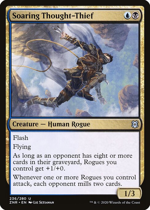 Ladrão de Pensamentos Planador — Zendikar Rising 236