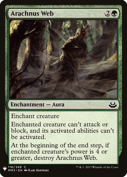 Teia de Aracnus — The List MM3-118