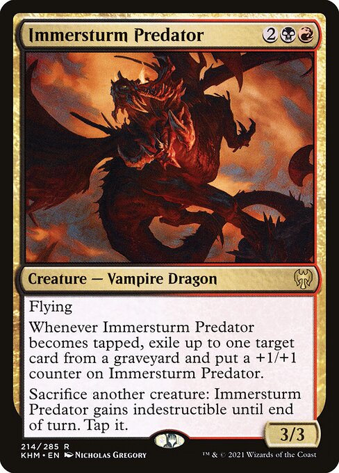Predador de Immersturm — Kaldheim 214