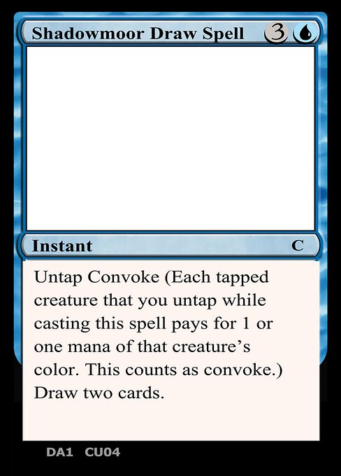 Shadowmoor Draw Spell — Unknown Event CU04b