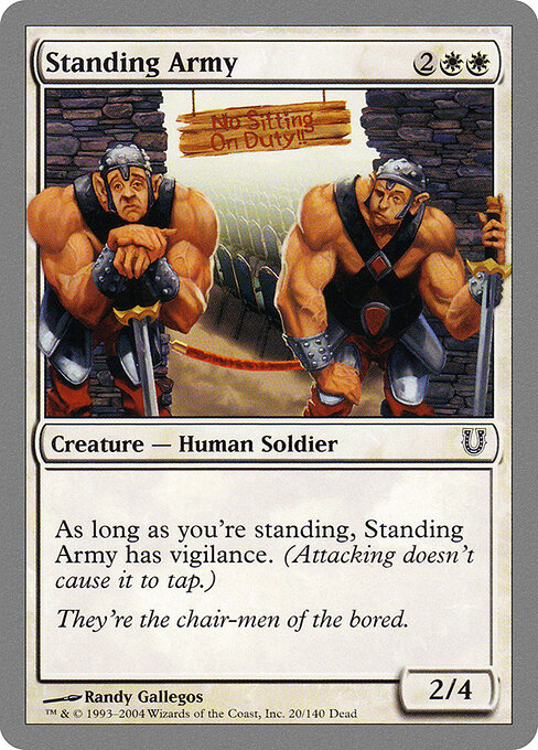 Standing Army — Unhinged 20
