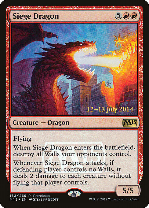 Dragão de Cerco — Magic 2015 Promos 162