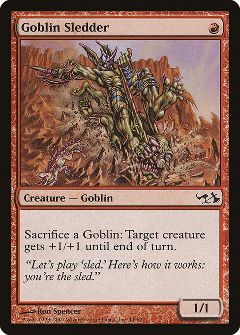 Goblin Toboganista — Duel Decks: Elves vs. Goblins 41