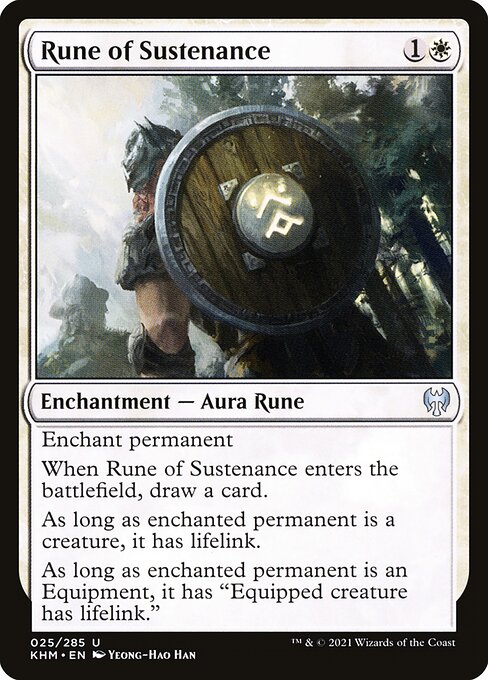 Runa de Sustento — Kaldheim 25
