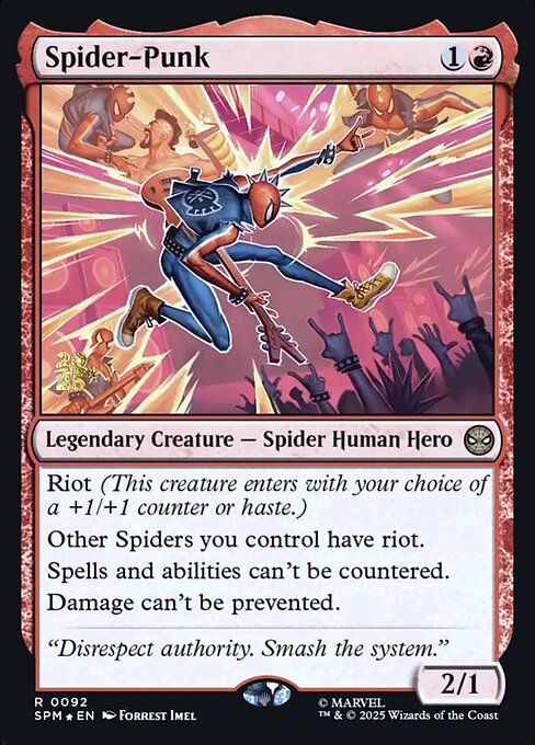 Spider-Punk — Marvel's Spider-Man Promos 92s