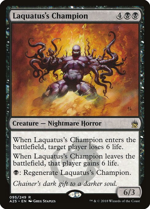 Campeão de Laquatus — Masters 25 95