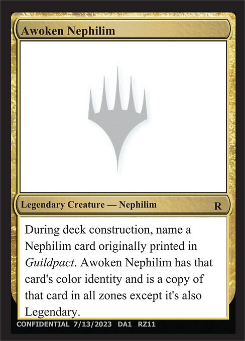 Awoken Nephilim — Unknown Event RZ11a