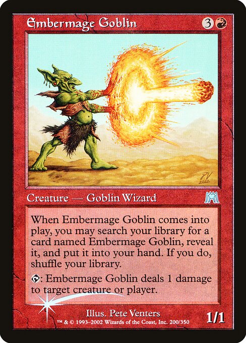 Mago Ígneo Goblin — Onslaught 200★