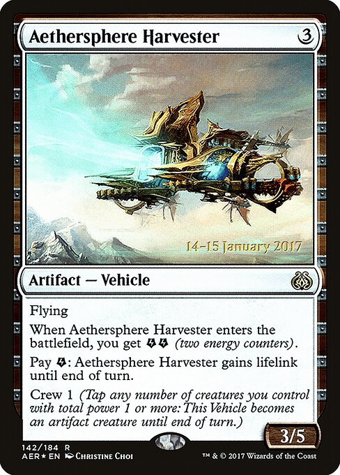 Segadeira da Eteresfera — Aether Revolt Promos 142s