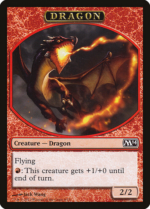 Dragon — Magic 2014 Tokens 6