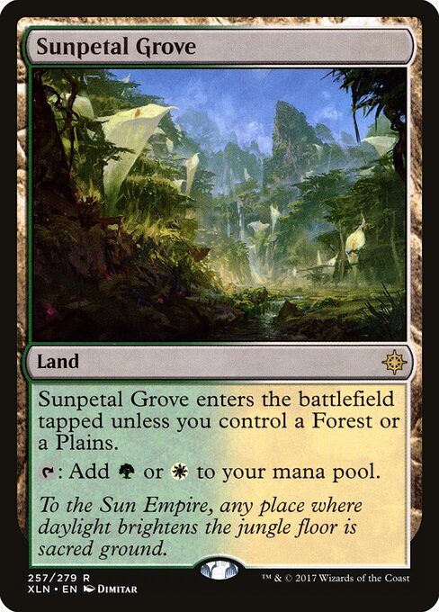 Bosque da Pétala Solar — Ixalan 257