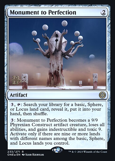 Monumento à Perfeição — Phyrexia: All Will Be One Promos 233s