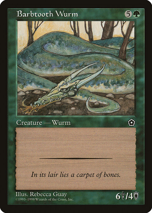 Barbtooth Wurm — Portal Second Age 122