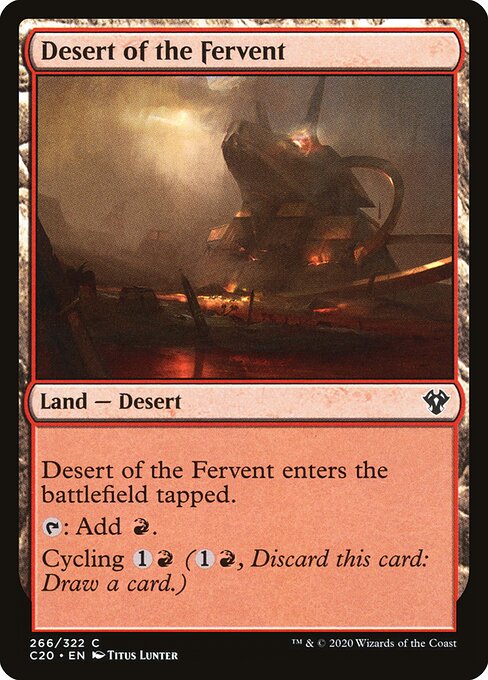 Deserto da Fervorosa — Commander 2020 266