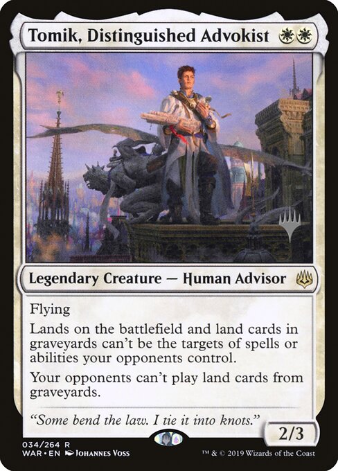 Tomik, Advoquista Distinto — War of the Spark Promos 34p