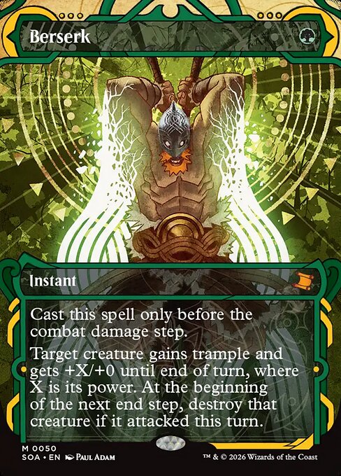 Berserk — Secrets of Strixhaven Mystical Archive 50