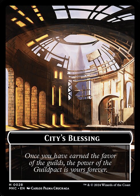 City's Blessing — Murders at Karlov Manor Commander Tokens 28