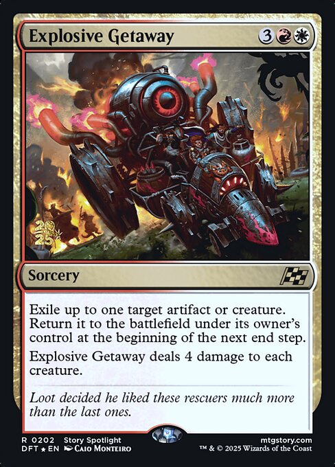 Explosive Getaway — Aetherdrift Promos 202s