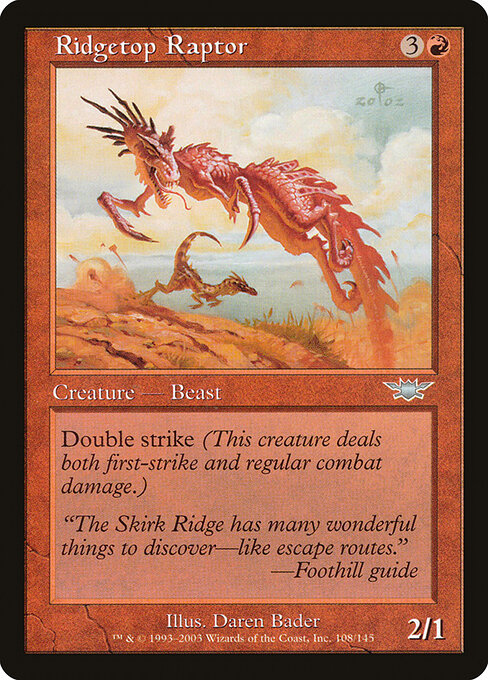 Raptor do Topo da Serra — Legions 108