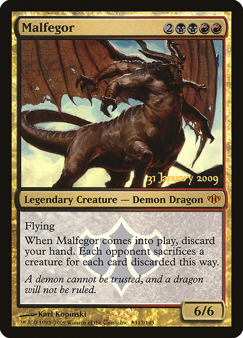 Malfegor — Conflux Promos 117★
