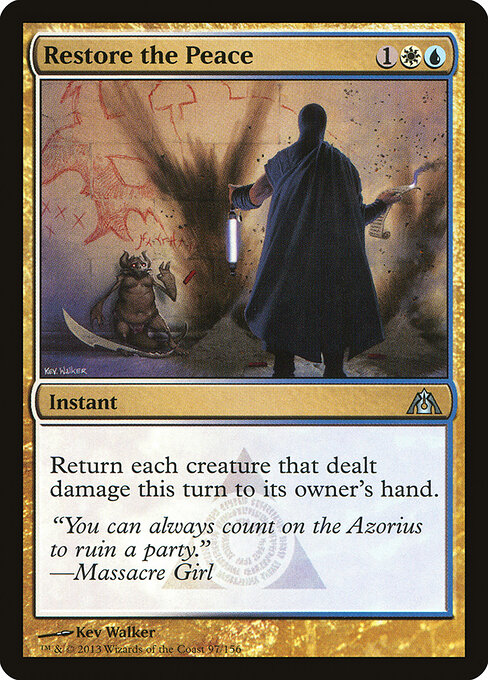 Restore the Peace — Dragon's Maze 97