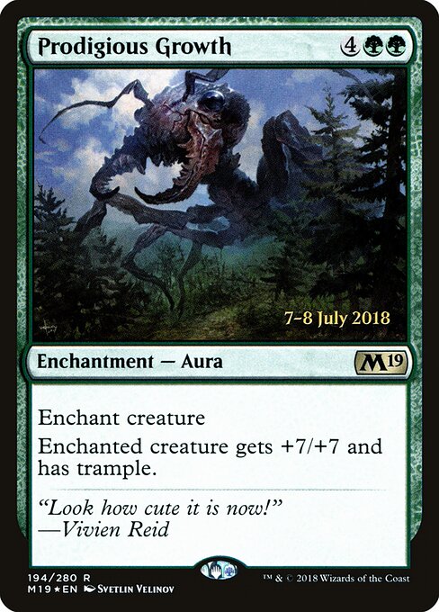 Crescimento Prodigioso — Core Set 2019 Promos 194s