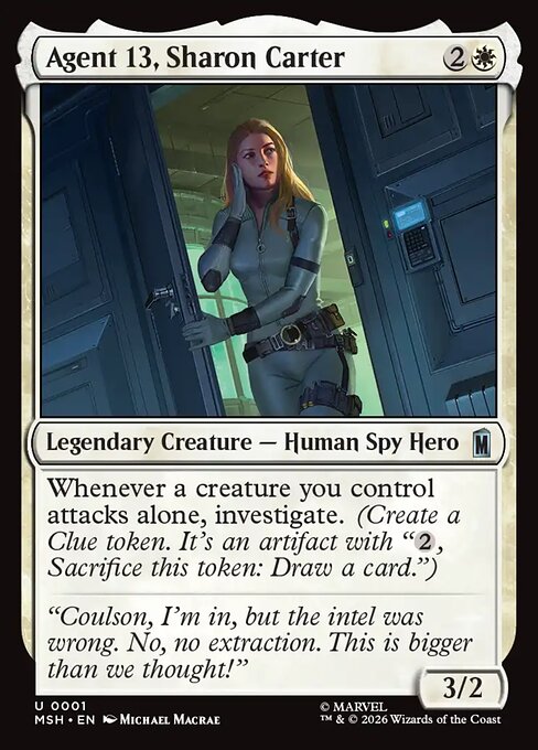 Agent 13, Sharon Carter — Marvel Super Heroes 1