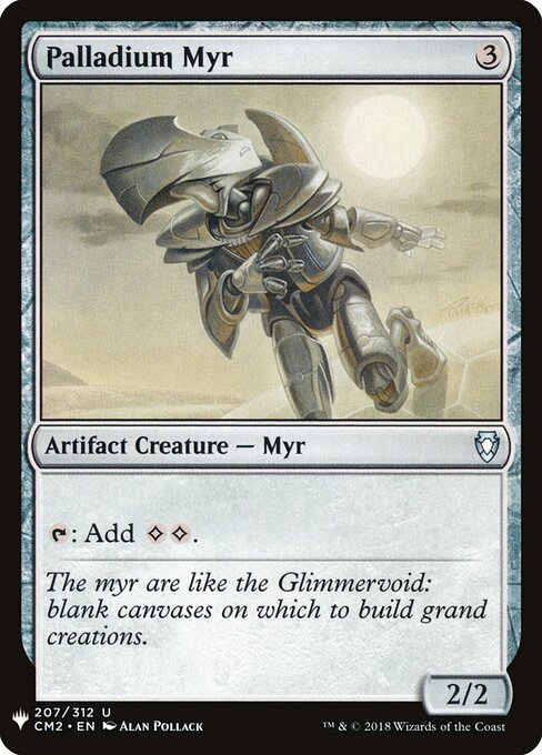 Myr de Paládio — The List CM2-207