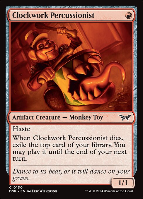 Clockwork Percussionist — Duskmourn: House of Horror 130