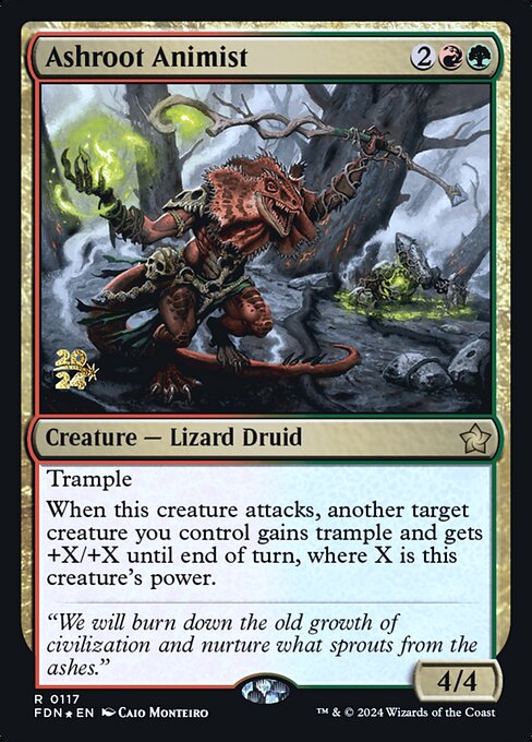 Ashroot Animist — Foundations Promos 117s