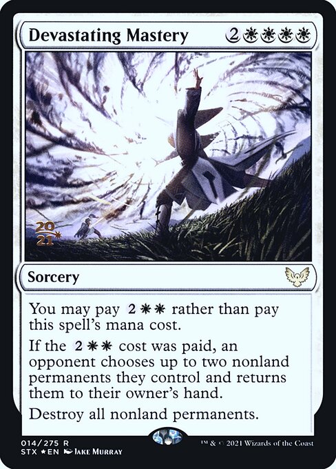 Maestria Devastadora — Strixhaven: School of Mages Promos 14s